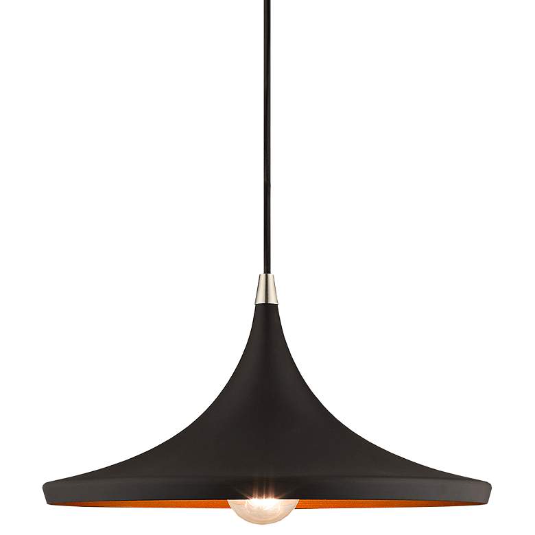 Image 3 1 Light Black Mini Pendant