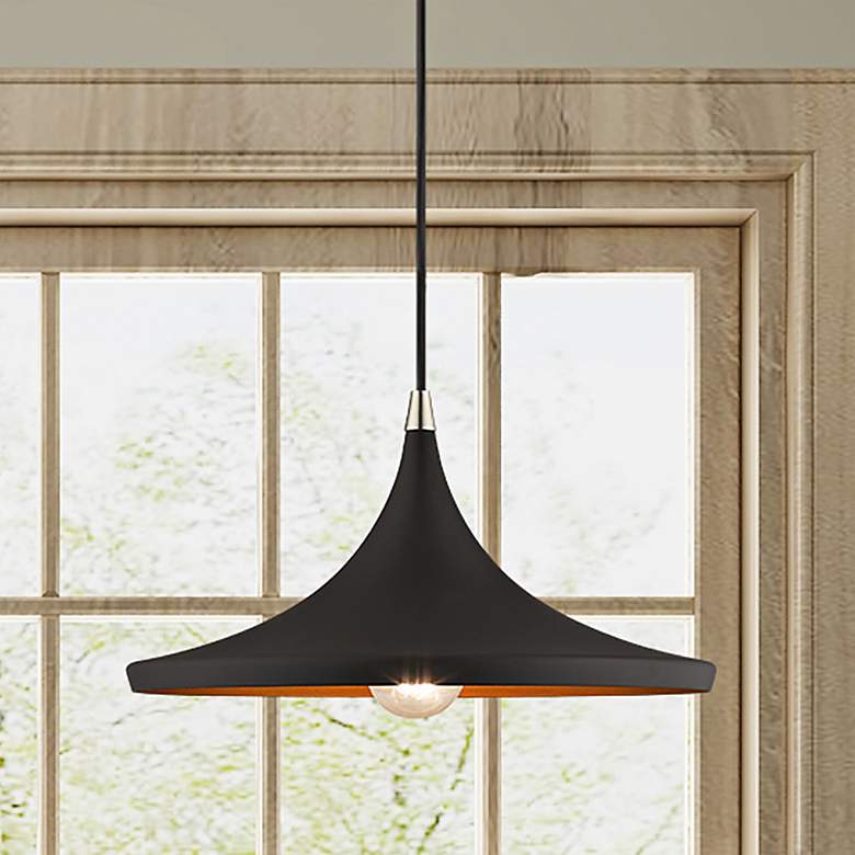 Image 2 1 Light Black Mini Pendant
