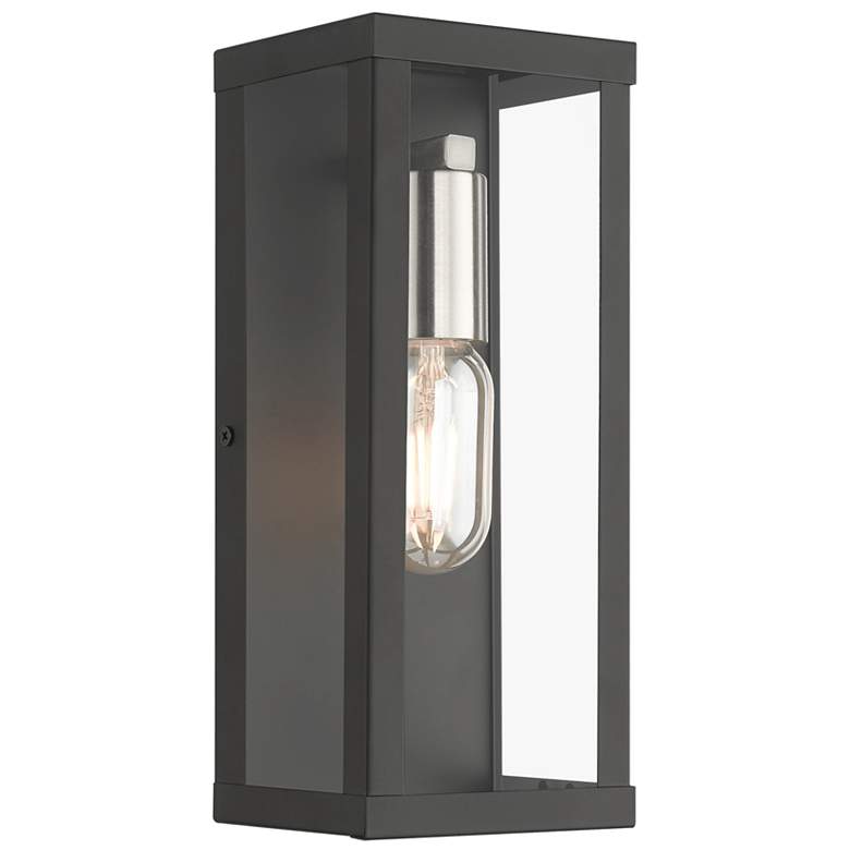Image 1 1 Light Black Outdoor ADA Medium Wall Lantern