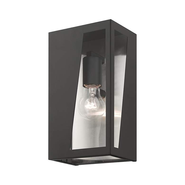 Image 4 1 Light Black Outdoor Medium ADA Wall Lantern more views