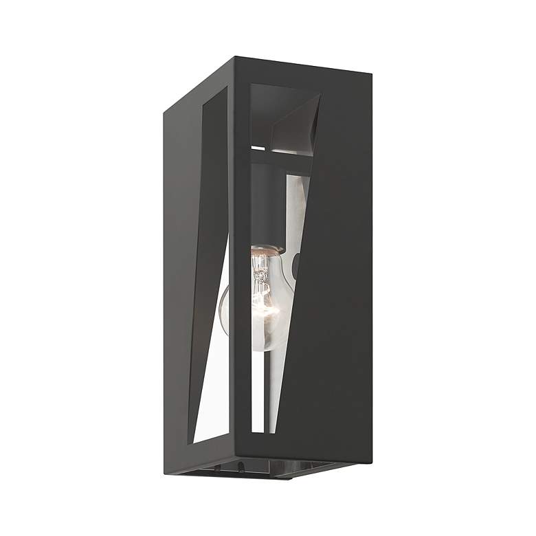 Image 6 1 Light Black Outdoor Medium ADA Wall Lantern more views