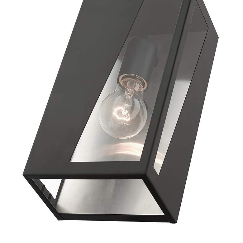 Image 7 1 Light Black Outdoor Medium ADA Wall Lantern more views