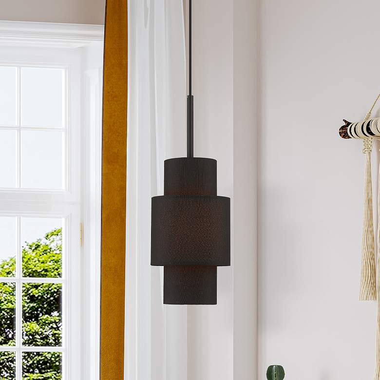 Image 1 1 Light Black Pendant
