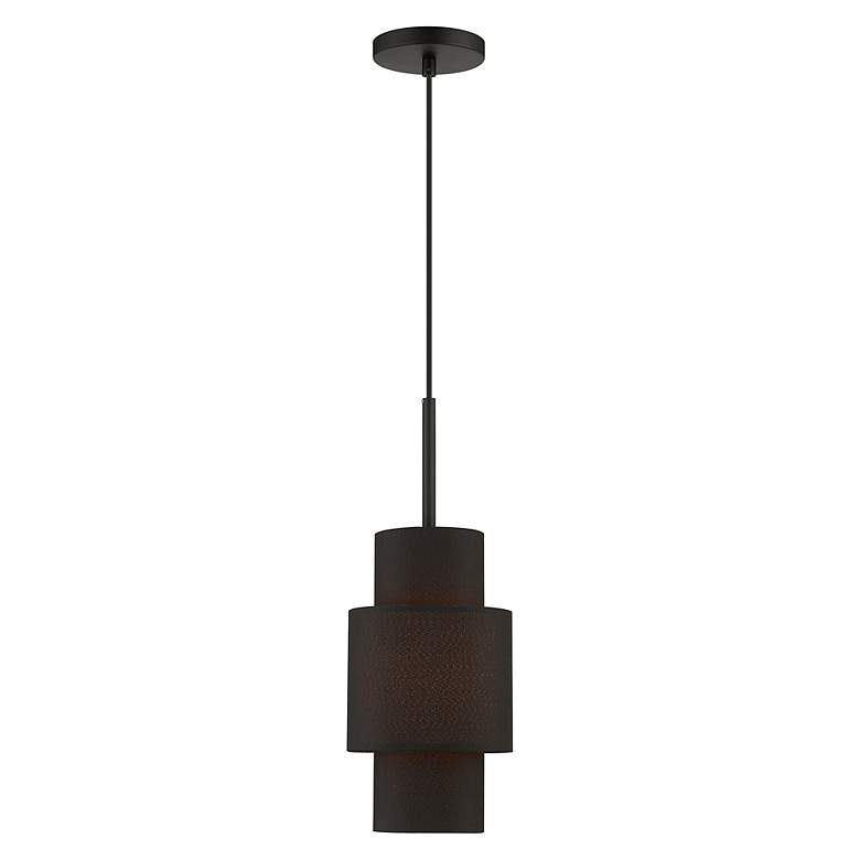 Image 4 1 Light Black Pendant more views