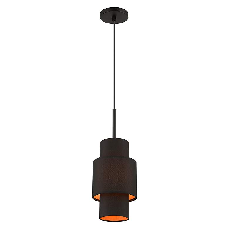 Image 5 1 Light Black Pendant more views
