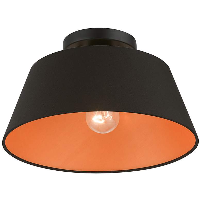 Image 6 1 Light Black Semi-Flush Mount more views