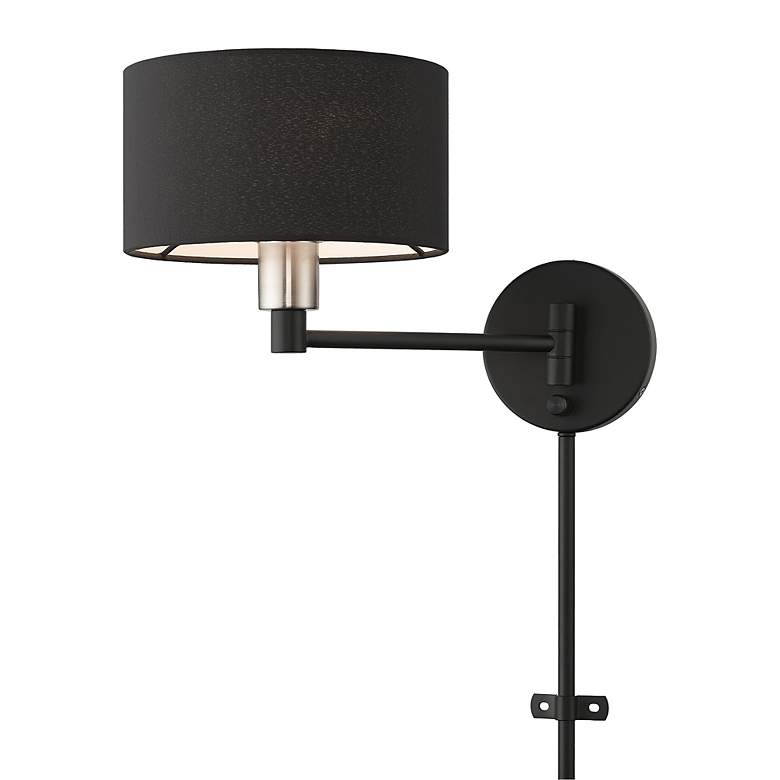 Image 5 1 Light Black Swing Arm Wall Lamp more views
