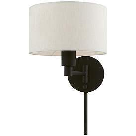 Image5 of 1 Light Black Swing Arm Wall Lamp more views