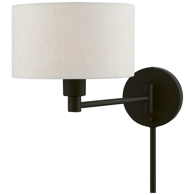 Image 6 1 Light Black Swing Arm Wall Lamp more views