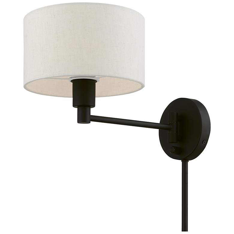 Image 7 1 Light Black Swing Arm Wall Lamp more views