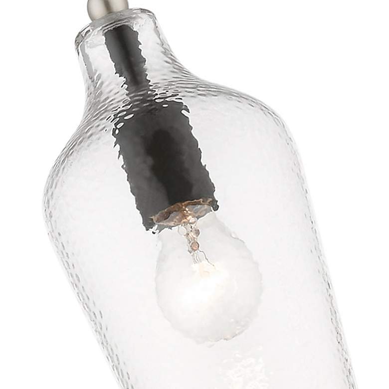 Image 6 1 Light Black with Brushed Nickel Accent Mini Pendant more views