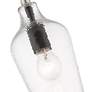 6_1 Light Black with Brushed Nickel Accent Mini Pendant more views