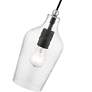 7_1 Light Black with Brushed Nickel Accent Mini Pendant more views