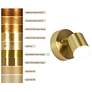 4_1-Light Brass Acrylic Integrated LED Wall Sconce more views
