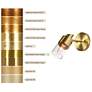 4_1-Light Brass Gold Wall Sconce more views