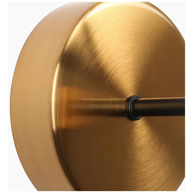Image 3 1-Light Brass Integrated LED Wall Sconce Lighting more views