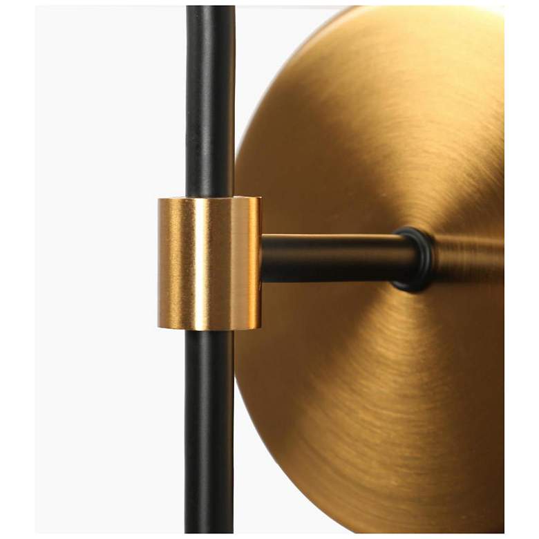 Image 5 1-Light Brass Integrated LED Wall Sconce Lighting more views