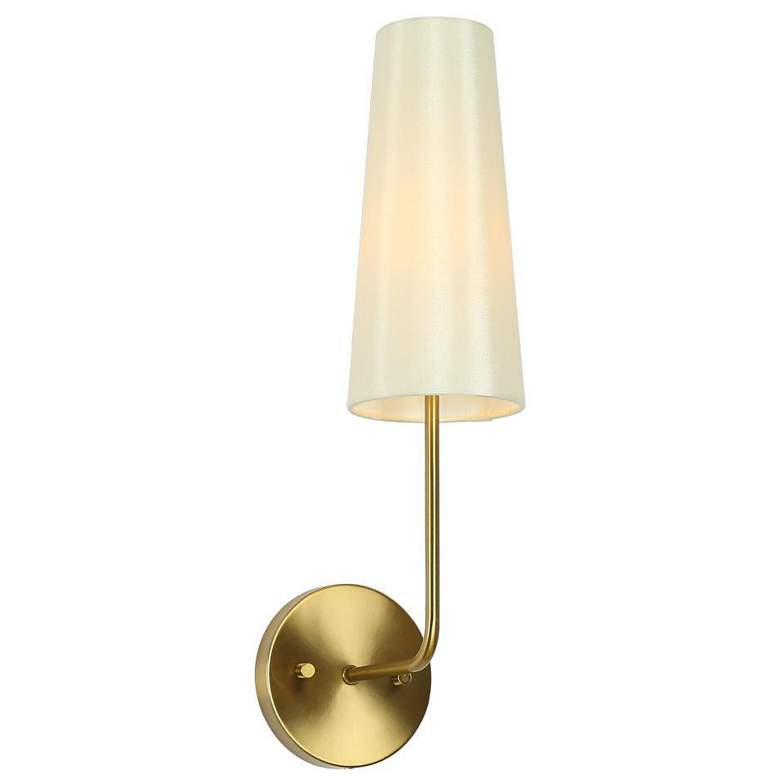 Image 1 1-Light Brass Wall Sconce