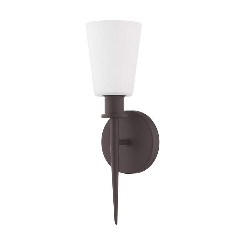 Image 3 1 Light Bronze ADA Wall Sconce more views