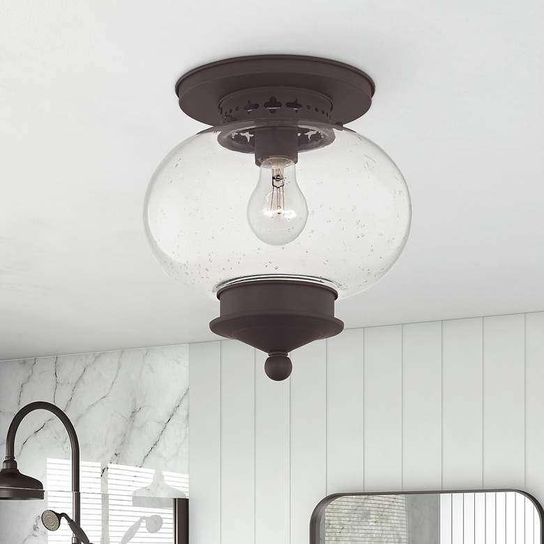Image 1 1 Light Bronze Ceiling Mount