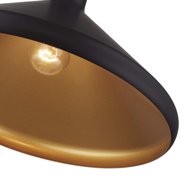 Image 5 1 Light Bronze Cone Pendant with Bronze Aluminum Shade more views