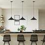 7_1 Light Bronze Cone Pendant with Bronze Aluminum Shade more views