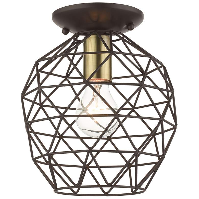 Image 1 1 Light Bronze Flush Mount