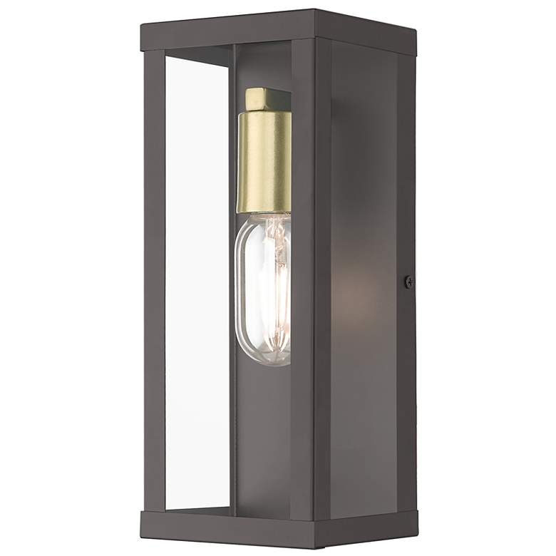 Image 2 1 Light Bronze Outdoor ADA Medium Wall Lantern