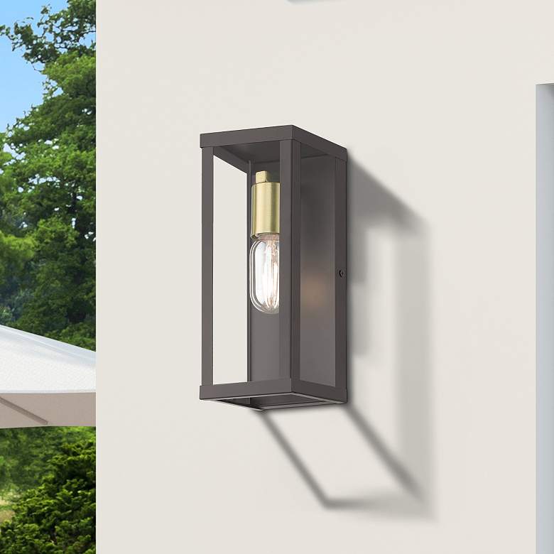 Image 1 1 Light Bronze Outdoor ADA Medium Wall Lantern