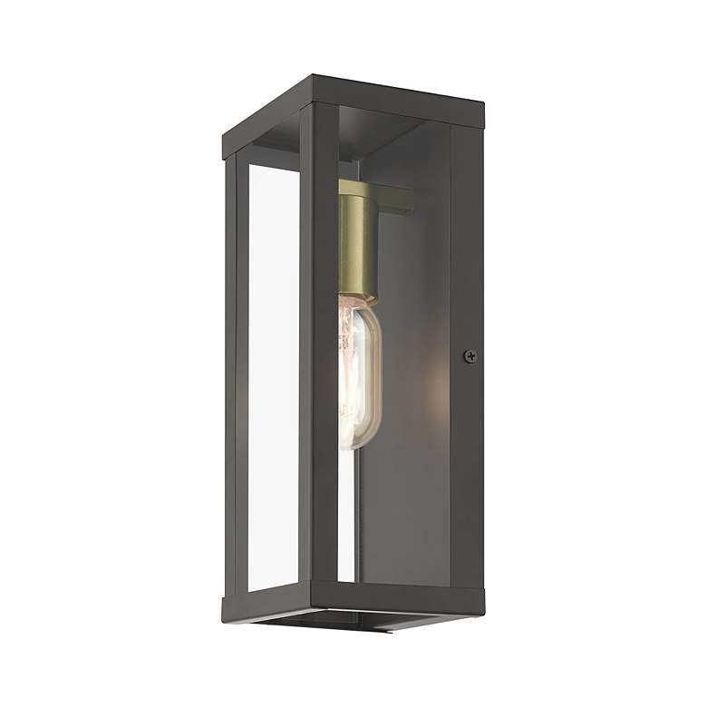Image 6 1 Light Bronze Outdoor ADA Medium Wall Lantern more views