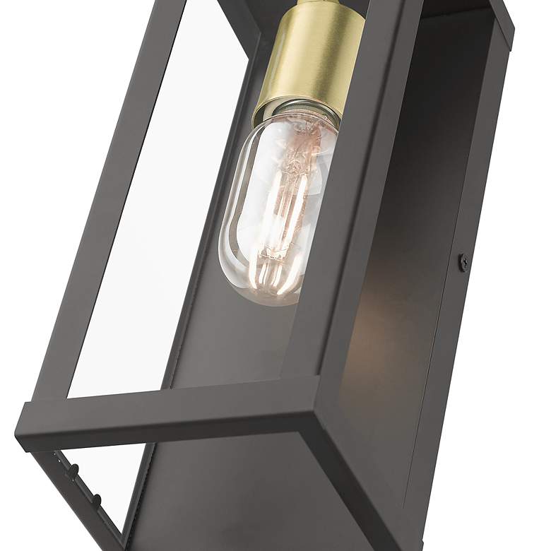 Image 7 1 Light Bronze Outdoor ADA Medium Wall Lantern more views