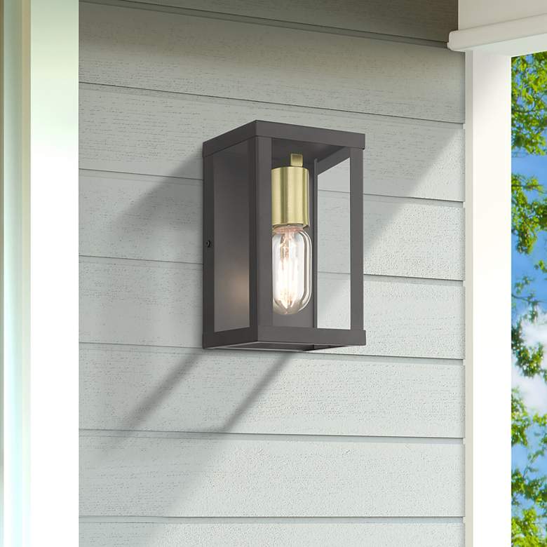 Image 1 1 Light Bronze Outdoor ADA Small Wall Lantern