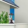 1 Light Bronze Outdoor Post Top Lantern