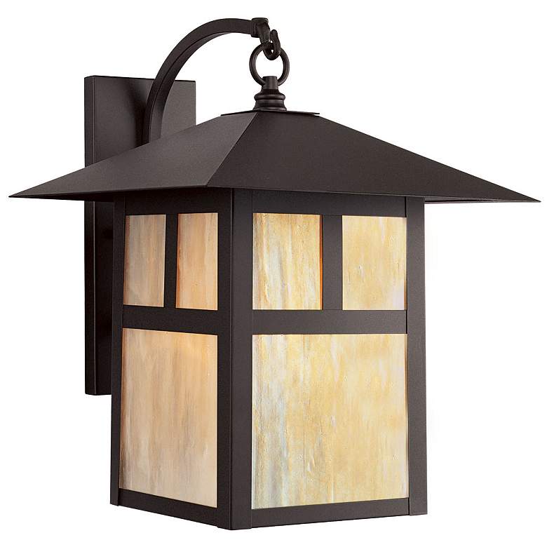 Image 1 1 Light Bronze Outdoor Wall Lantern