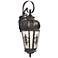 1 Light Bronze Outdoor Wall Lantern