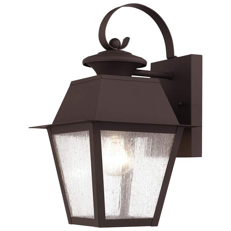 Image 1 1 Light Bronze Outdoor Wall Lantern