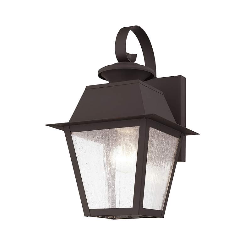 Image 4 1 Light Bronze Outdoor Wall Lantern more views