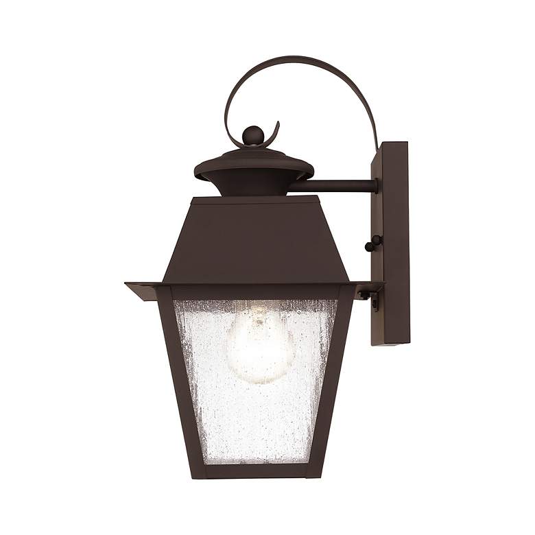 Image 5 1 Light Bronze Outdoor Wall Lantern more views