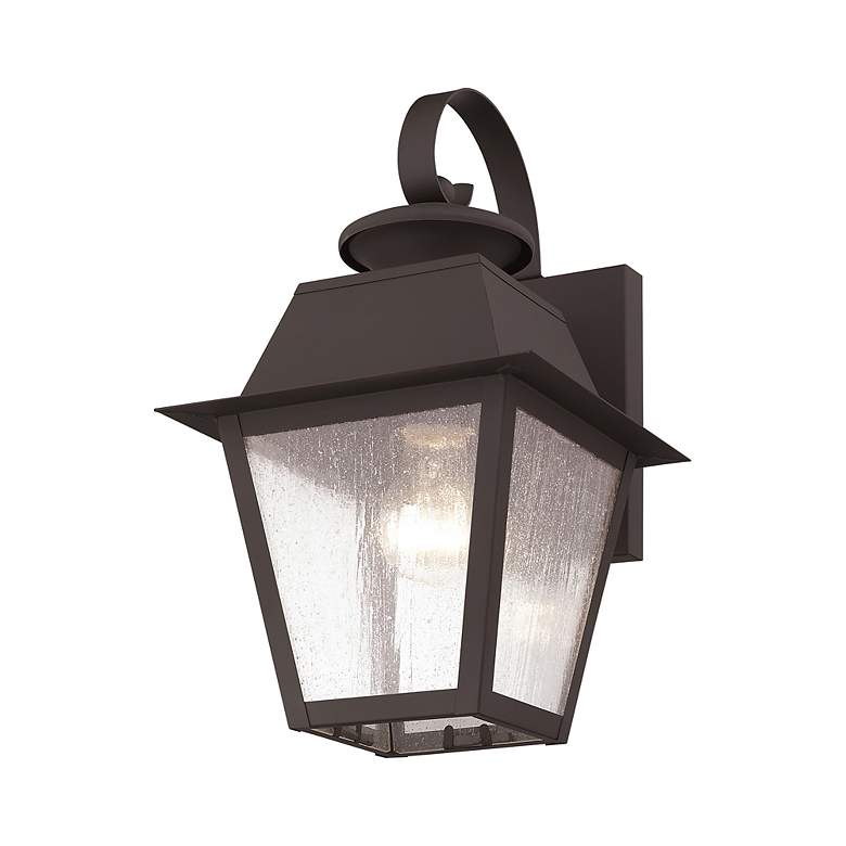 Image 6 1 Light Bronze Outdoor Wall Lantern more views