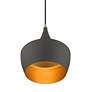 6_1 Light Bronze Pendant with Antique Brass Finish Accents more views