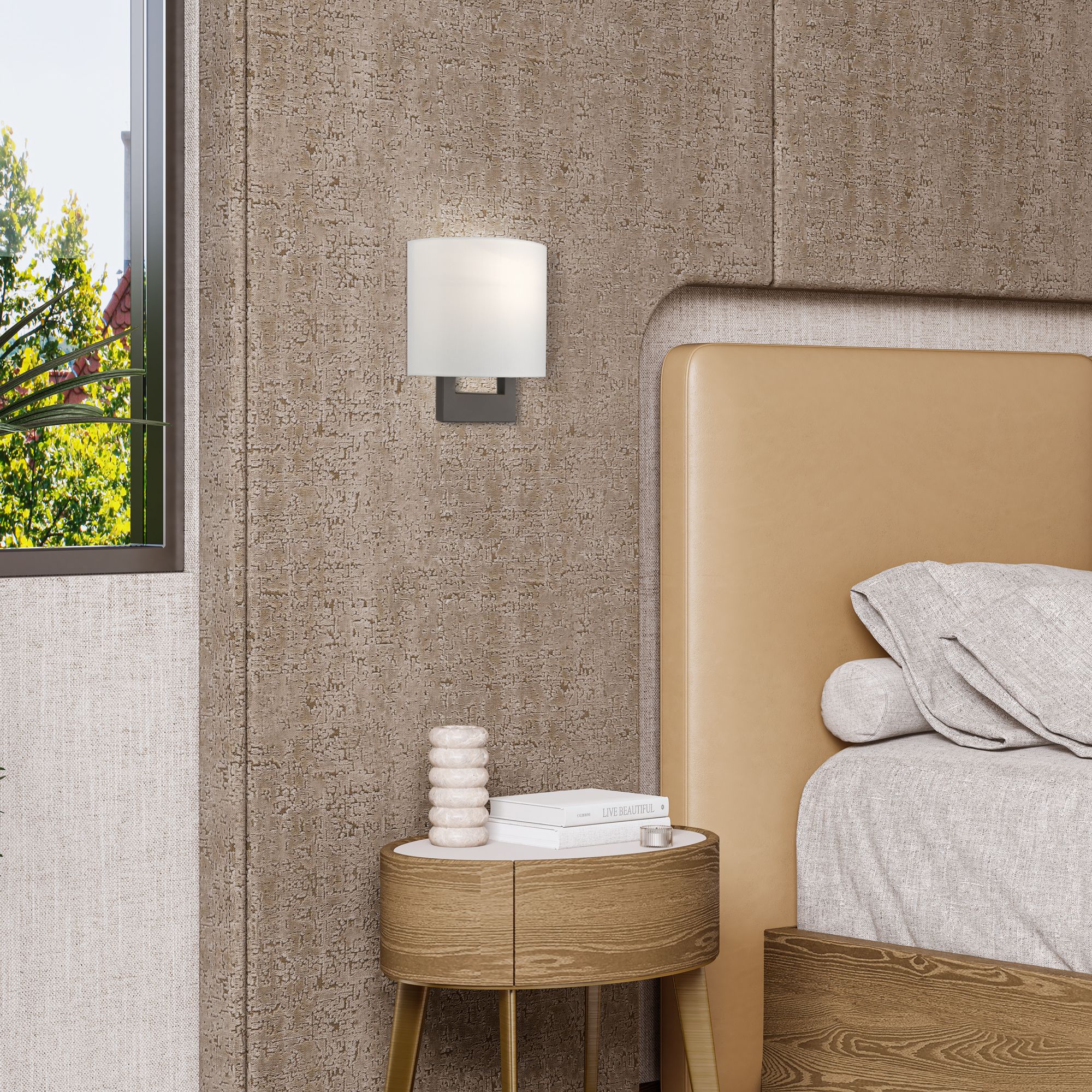 1 Light Bronze Petite ADA Sconce