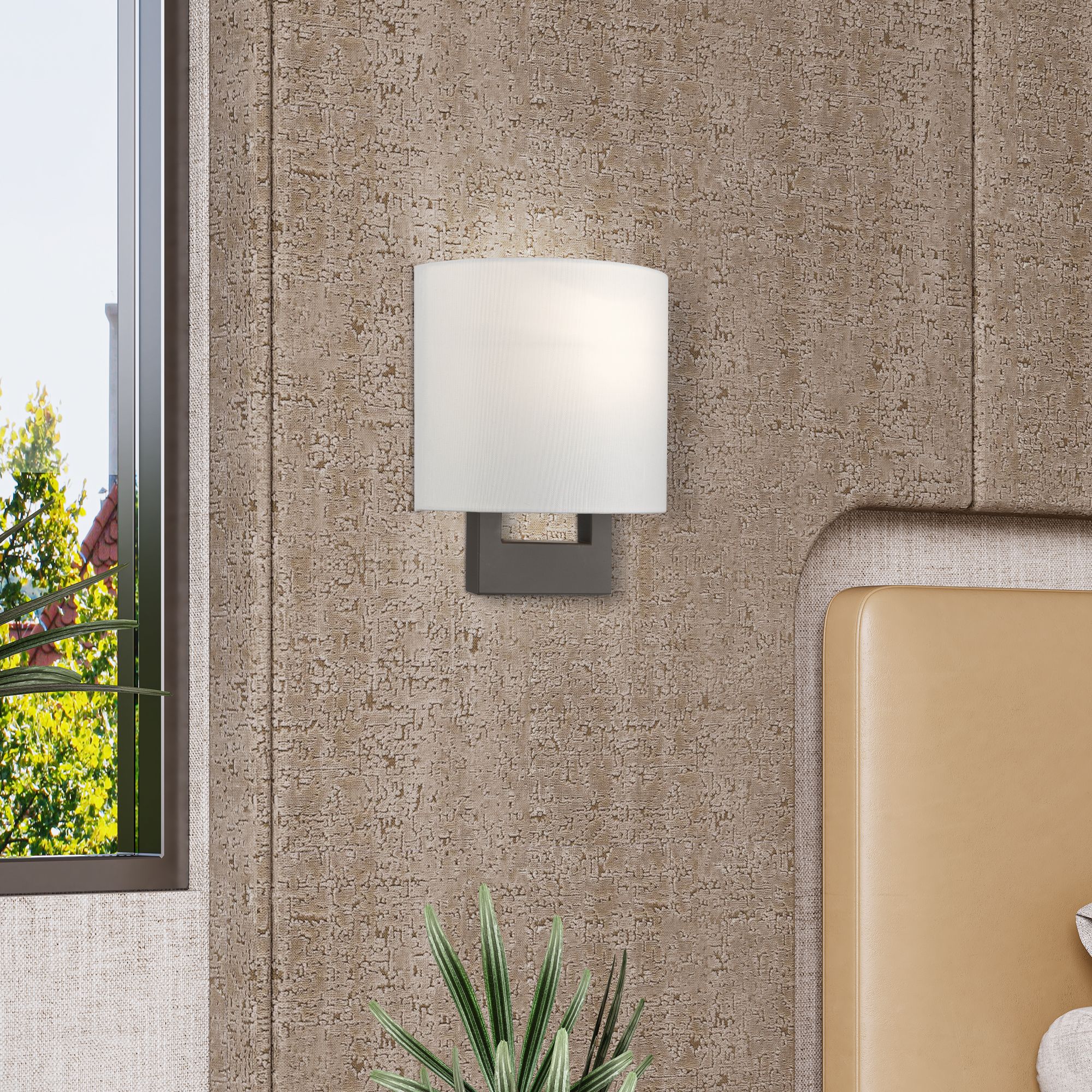 1 Light Bronze Petite ADA Sconce