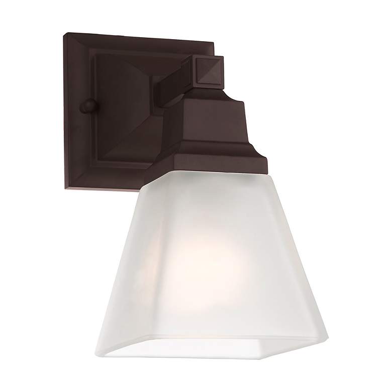 Image 7 1 Light Bronze Wall Sconce more views