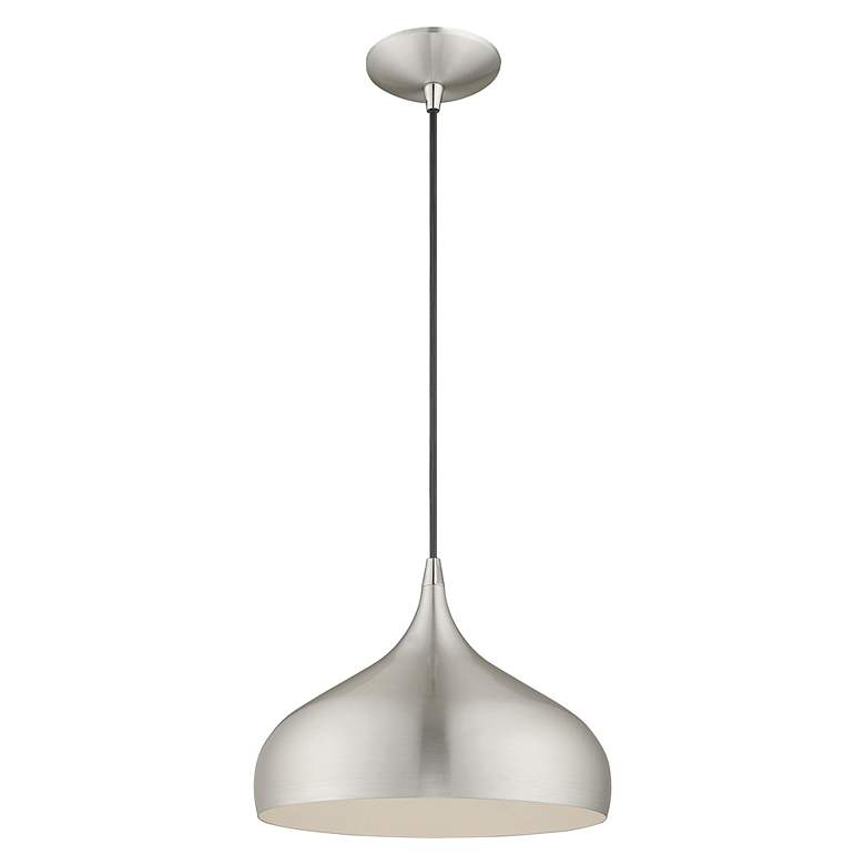 Image 6 1 Light Brushed Aluminum Mini Pendant more views