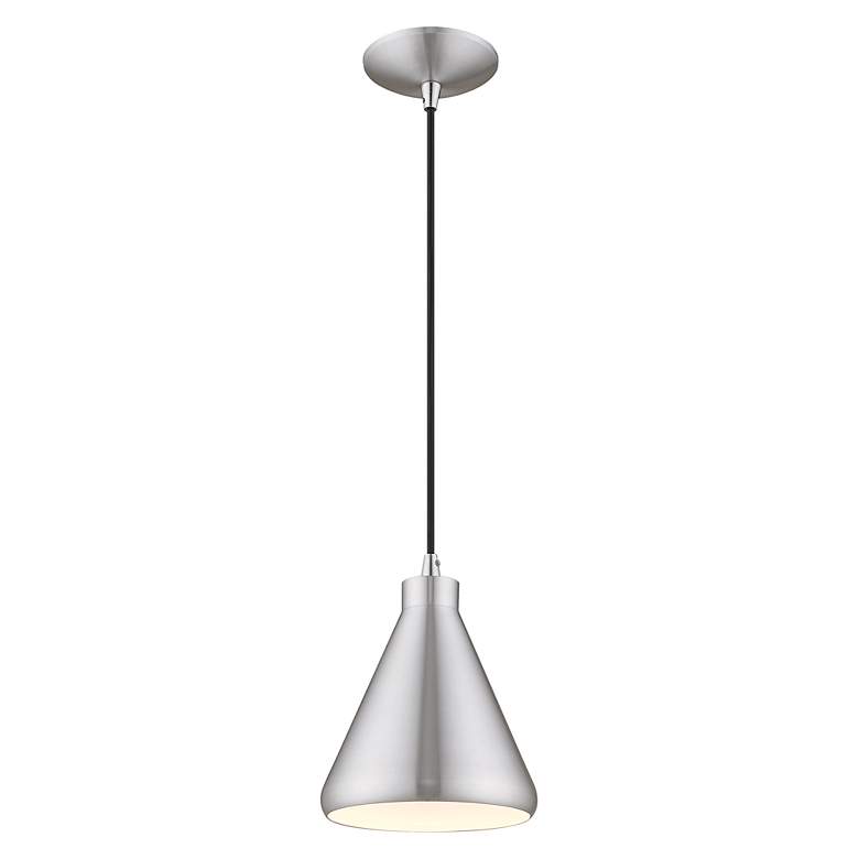 Image 6 1 Light Brushed Aluminum Mini Pendant more views