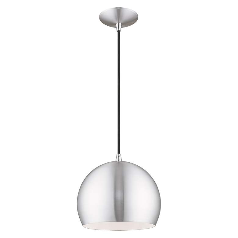 Image 6 1 Light Brushed Aluminum Mini Pendant more views
