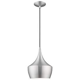 Image1 of 1 Light Brushed Aluminum Mini Pendant