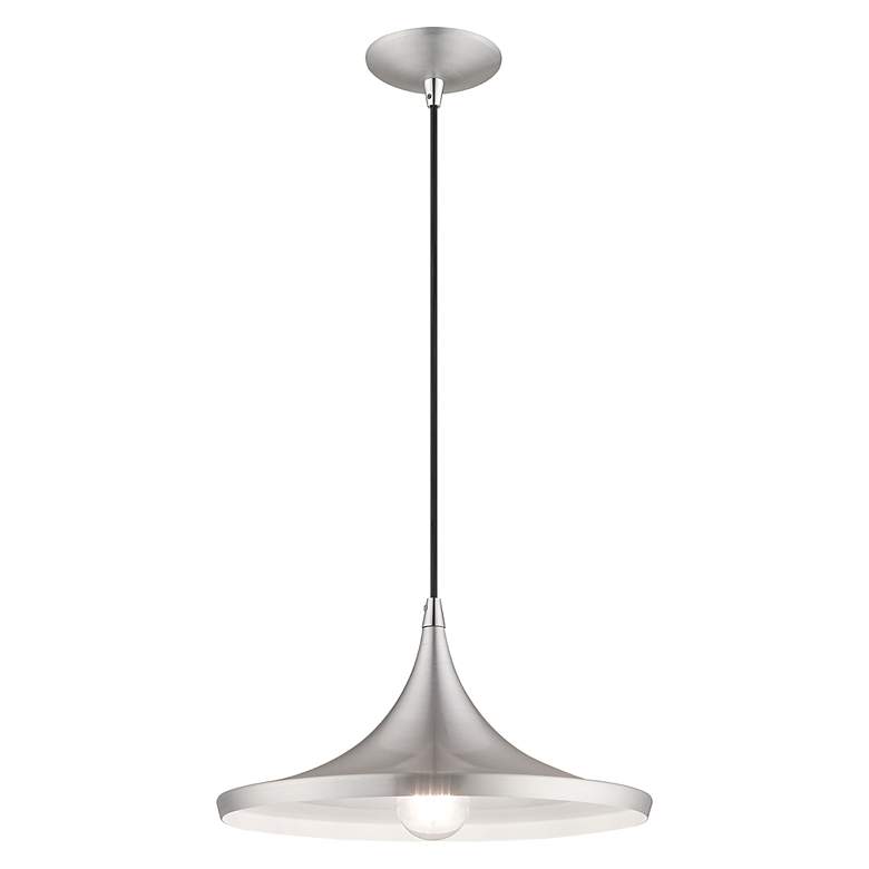Image 5 1 Light Brushed Aluminum Mini Pendant more views