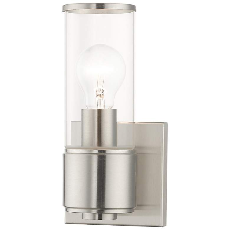 Image 2 1 Light Brushed Nickel ADA Sconce