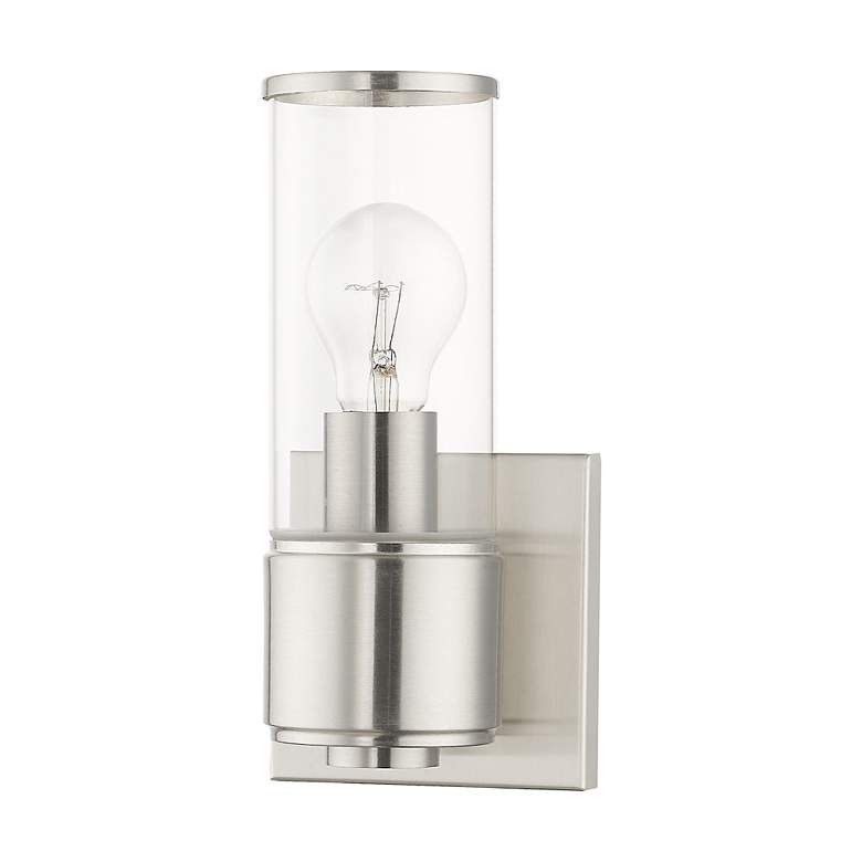 Image 3 1 Light Brushed Nickel ADA Sconce more views